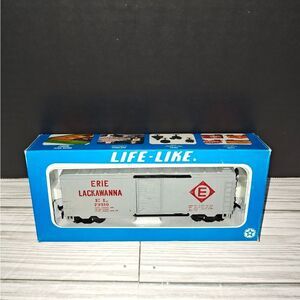 Vintage Life Like HO Scale Erie Lackawanna EL 73510 Freight Car Boxcar Train